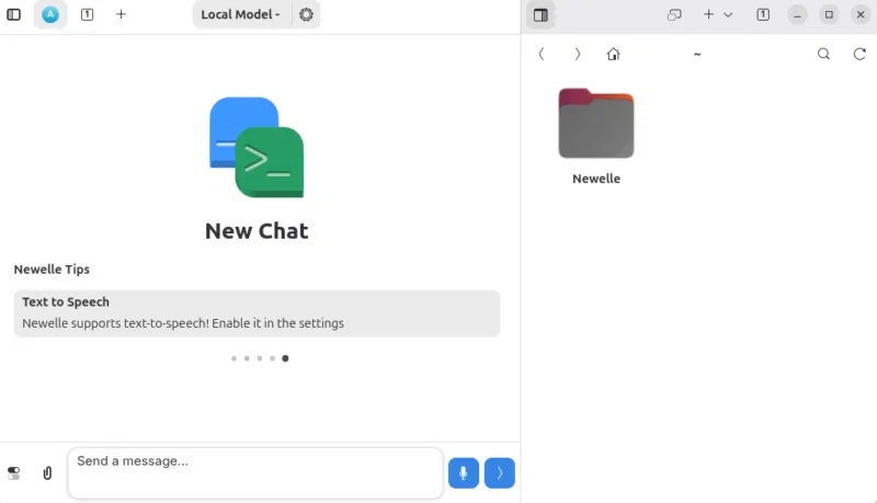 Newelle dành cho desktop Gnome