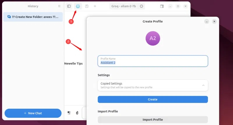 Tạo profile AI cá nhân hóa