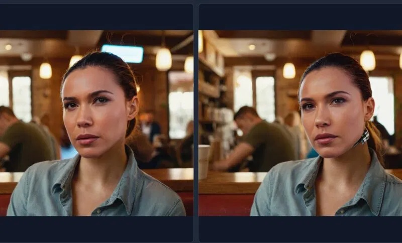 Kết quả của việc hoán đổi khuôn mặt được thực hiện bởi trình tạo ảnh AI Fooocus.