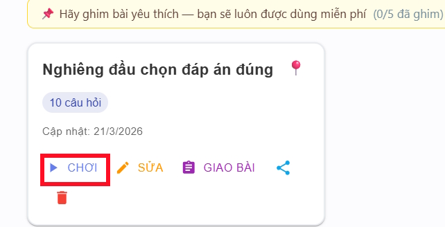 Trò chơi nghiêng đầu