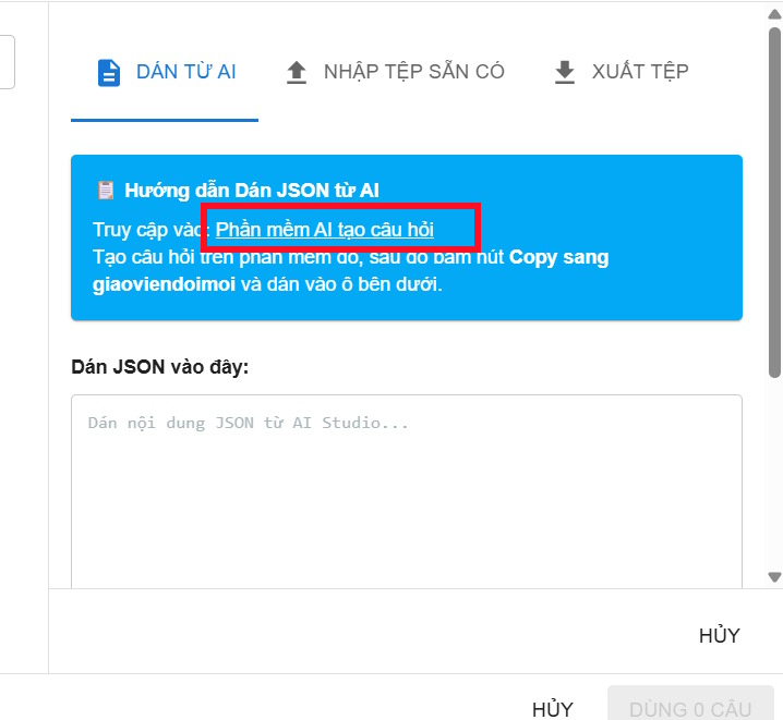 Nhập câu hỏi AI làm trò chơi nghiêng đầu