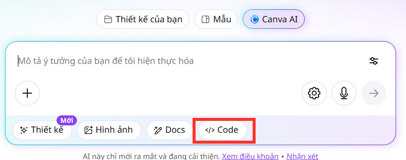 Canva AI Code