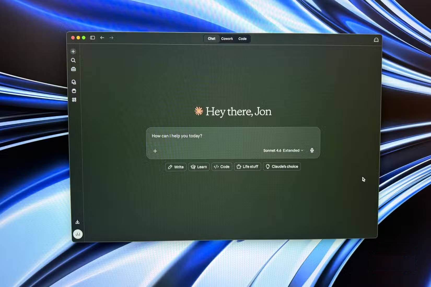 Ứng dụng Claude trên macOS