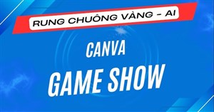 Thiết kế trò chơi Rung chuông vàng trên Canva AI