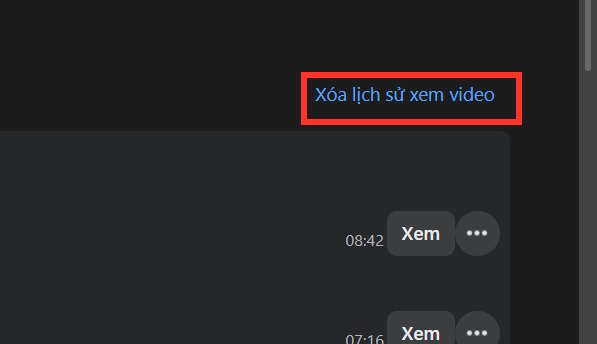 Xóa video Facebook Reels tất cả