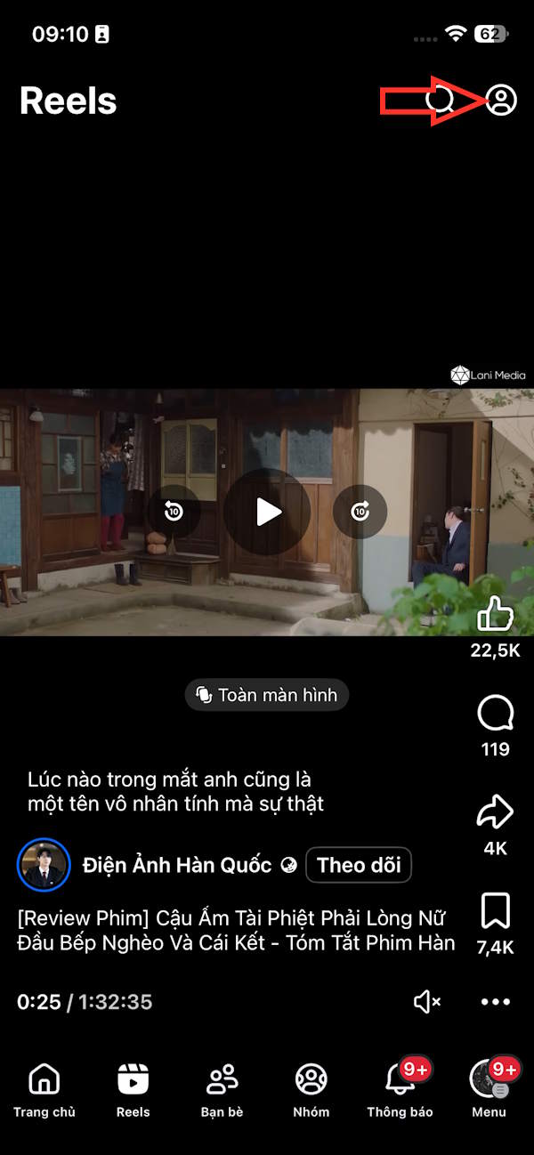 Tài khoản Facebook Reels
