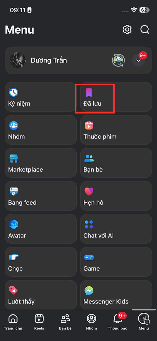 Đã lưu trên Facebook 