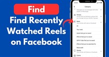 Hướng dẫn tìm video Facebook Reels đã xem