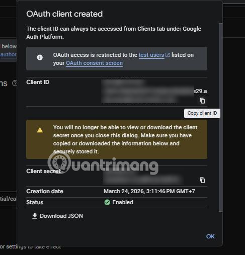 client id google sheets
