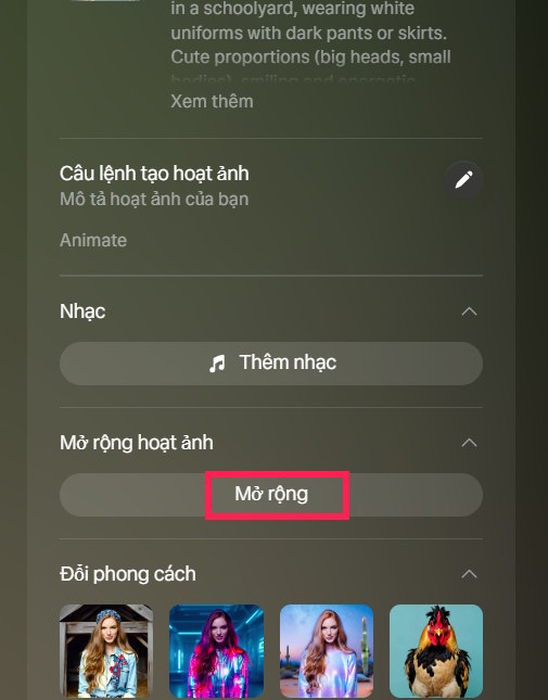 Tăng thời lượng video trên Meta AI