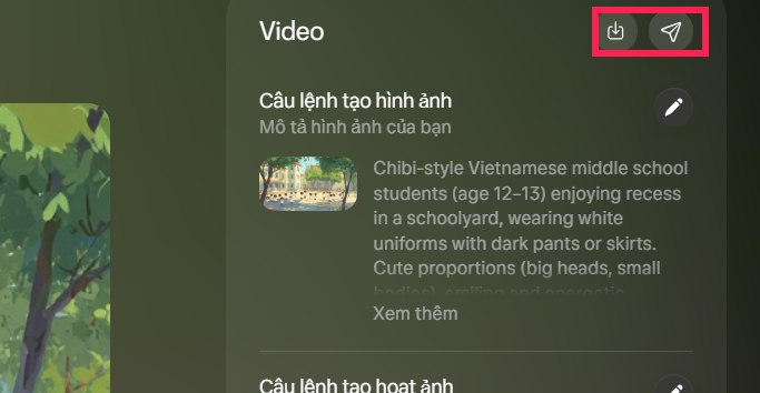 Tải video trên Meta AI