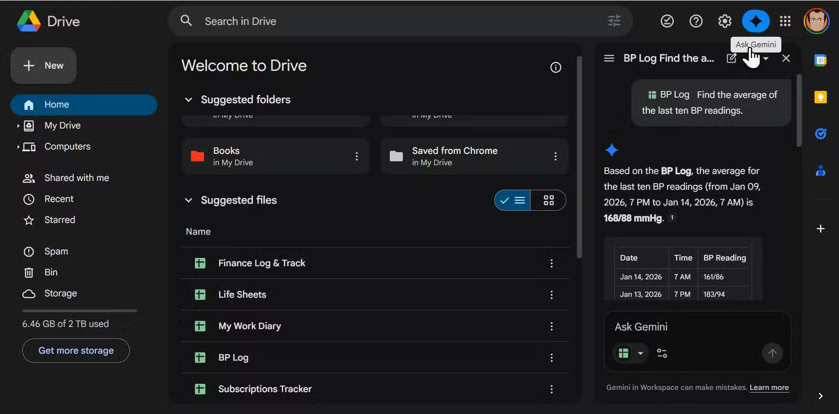 Google Drive Ask Gemini hoạt động như thế nào?