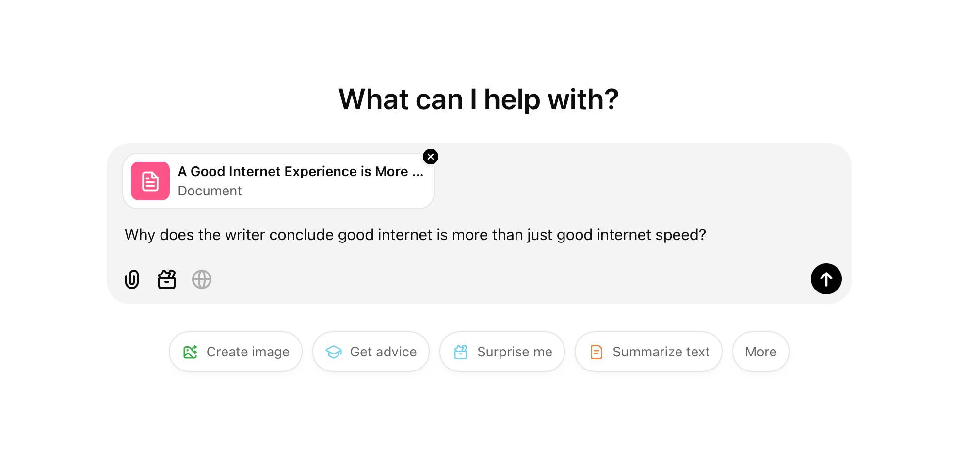 Upload lên tài liệu trong ChatGPT
