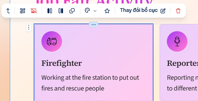 Chỉnh sửa nội dung trong slide trên Gamma AI