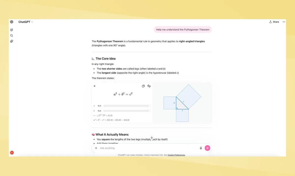 Dùng AI hình ảnh hóa công thức toán học