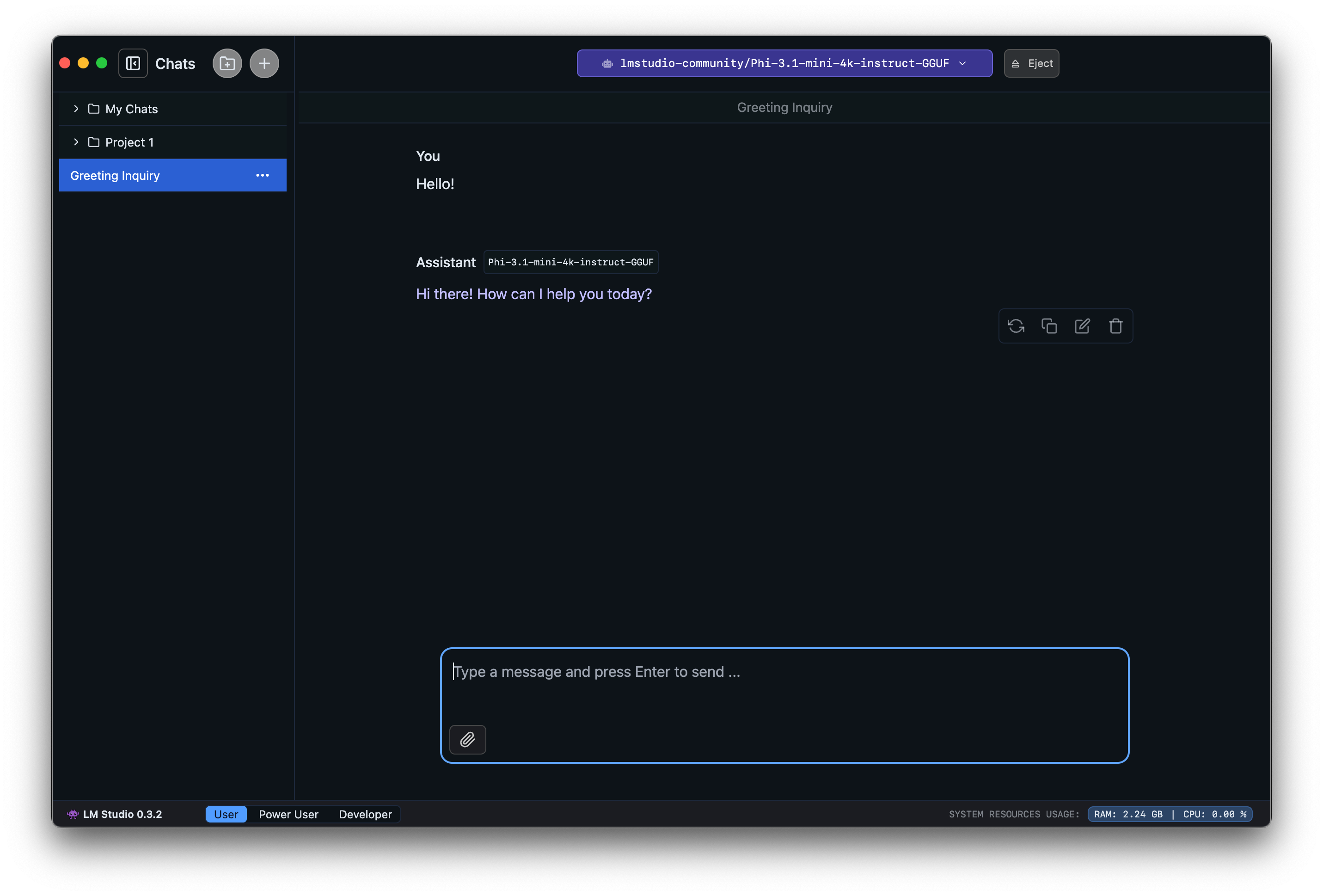 LM Studio trên macOS