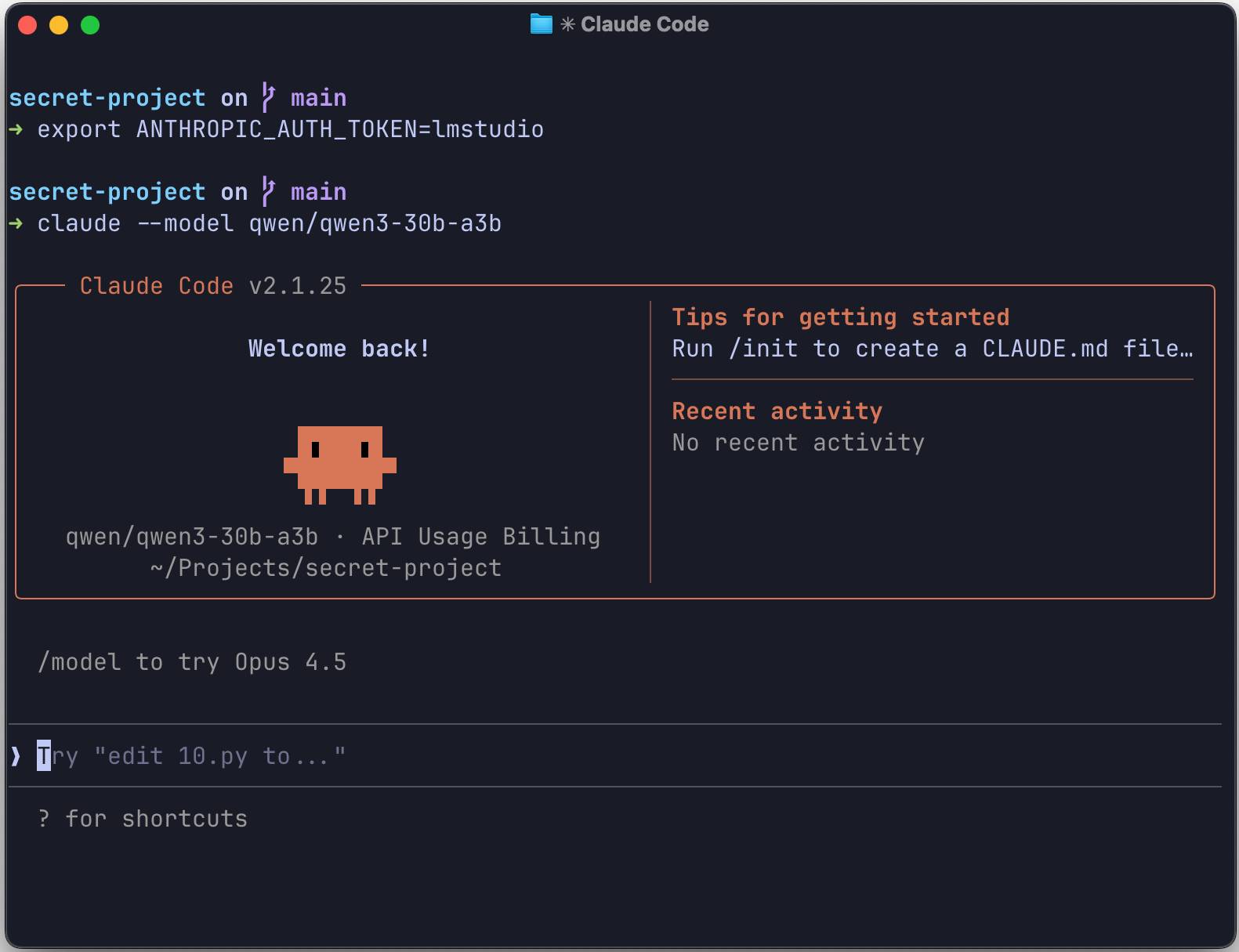 Sử dụng các mô hình cục bộ GGUF và MLX của bạn với Claude Code