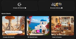 Cách tạo thế giới 3D có thể di chuyển chỉ với một prompt đơn giản