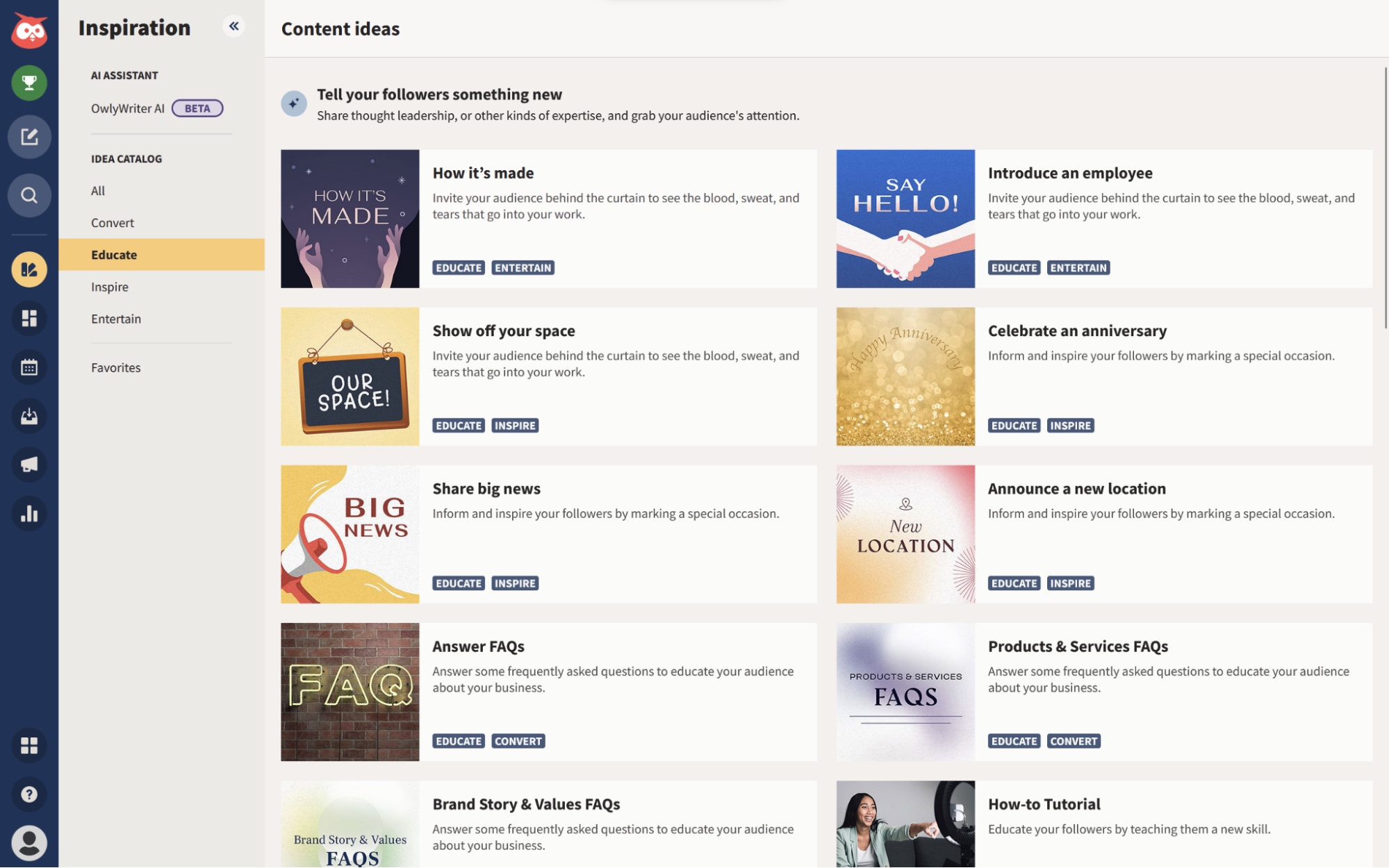 Hootsuite, lựa chọn hàng đầu tạo nhiều gợi ý đăng bài tự động