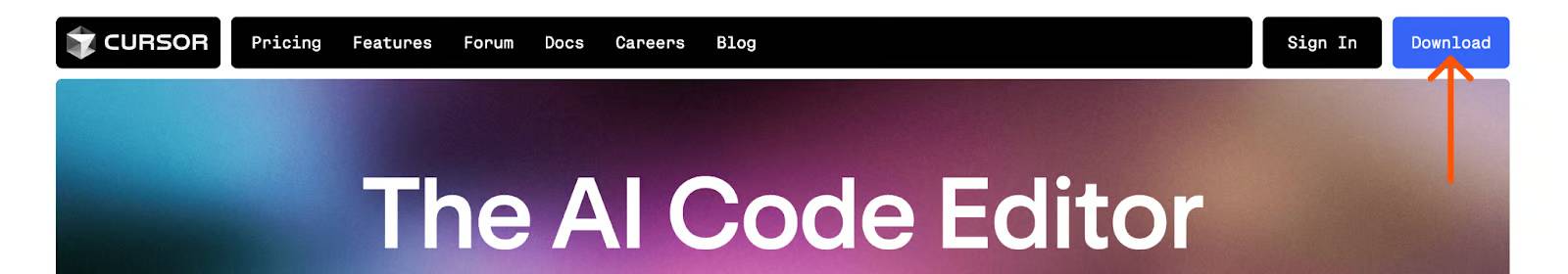 Trang chủ Cursor AI