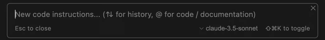Giao diện prompt tạo code trực tiếp