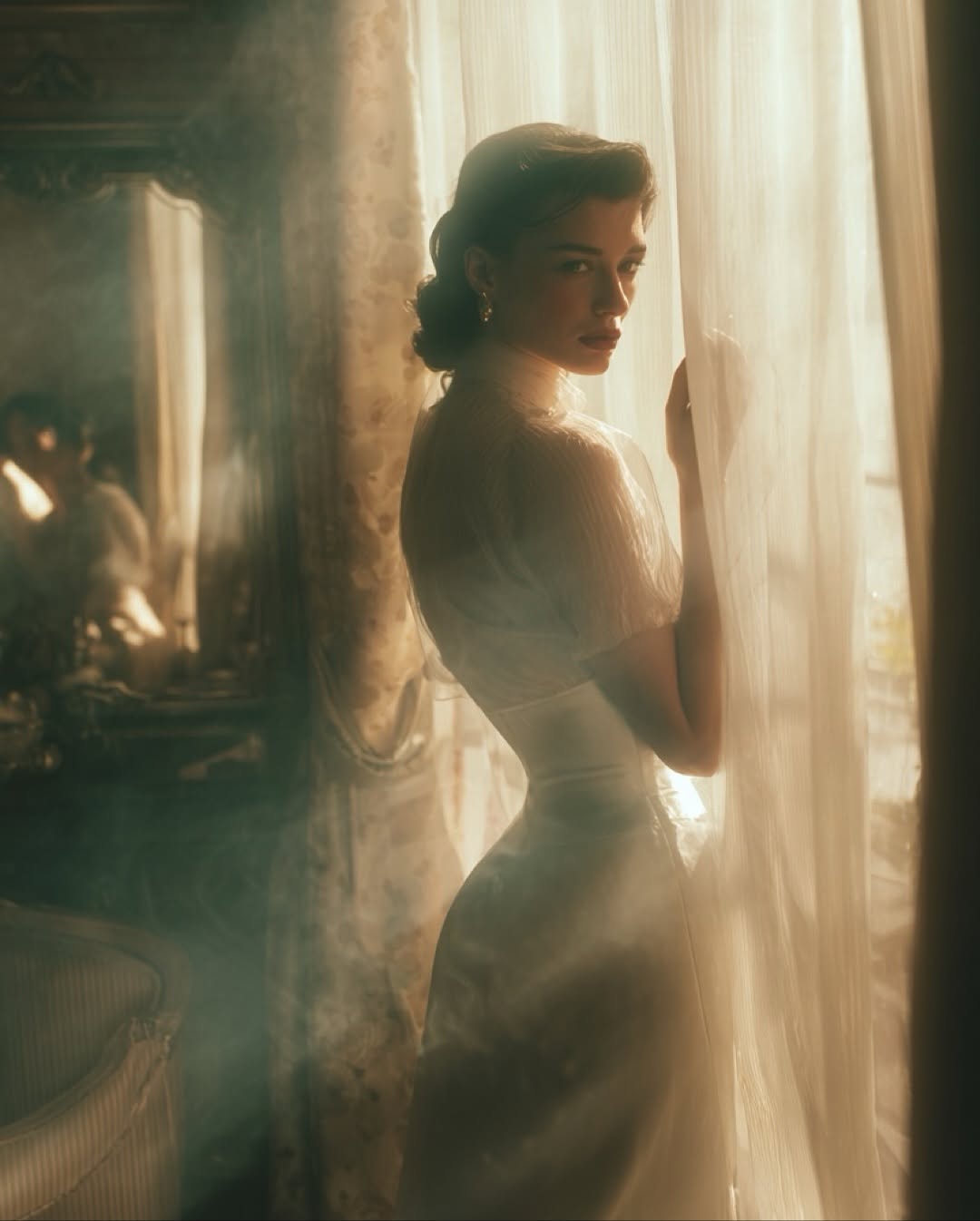 Ánh sáng khuếch tán và rèm voan