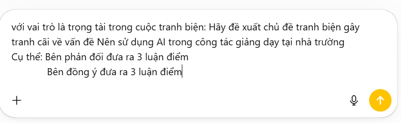 Xây dựng kịch bản tranh luận NotebookLM