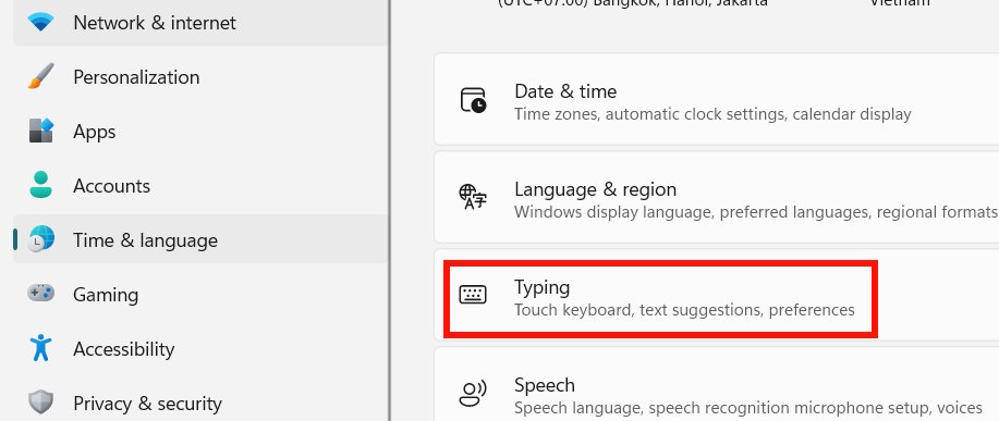 Chỉnh chế độ gõ văn bản trên Windows