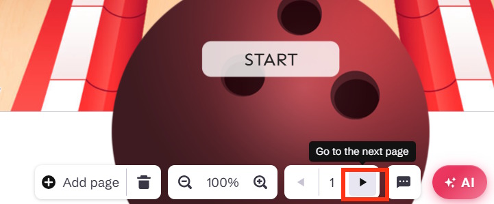 Slide trò chơi trên Genially