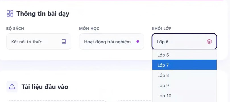 Chọn bộ sách giáo khoa sử dụng