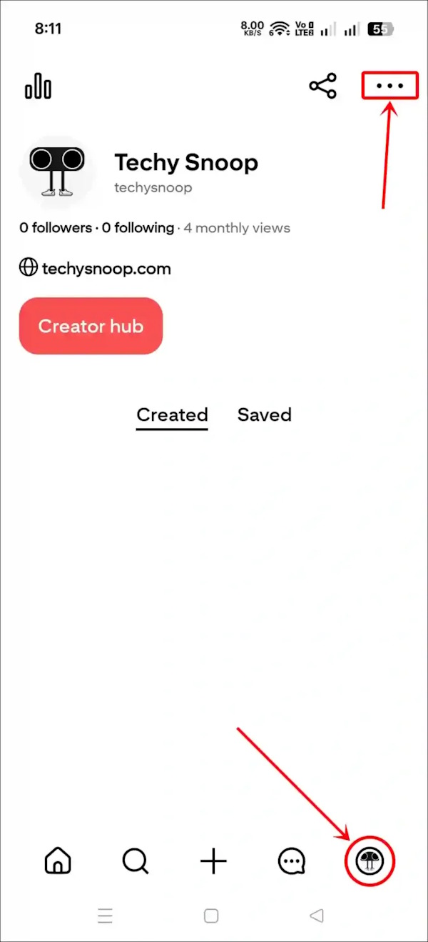 Chỉnh tài khoản Pinterest