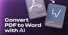 Hướng dẫn chuyển PDF sang Word giữ công thức Toán bằng AI