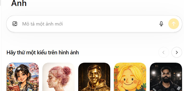 Tạo ảnh mới trong thư viện ảnh trên ChatGPT