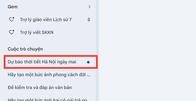 Thông tin cập nhật lịch trình
