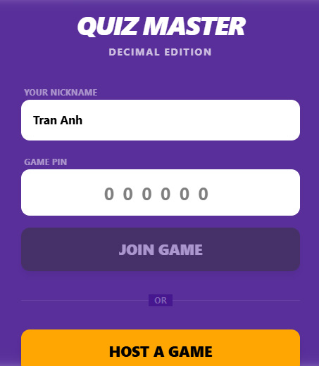 Học sinh tham gia phòng chơi game