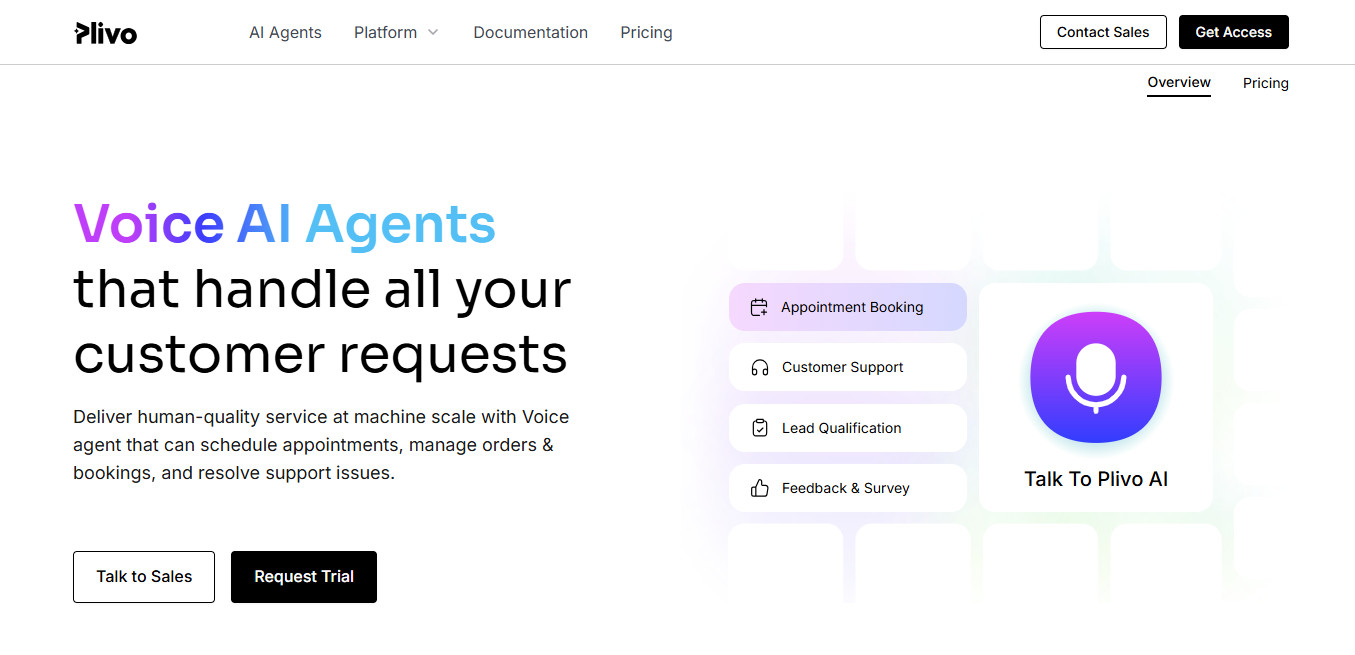Plivo Voice AI