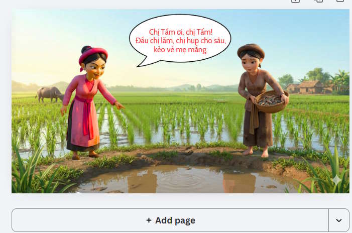 Ảnh tách nhiều lớp trên Canva 