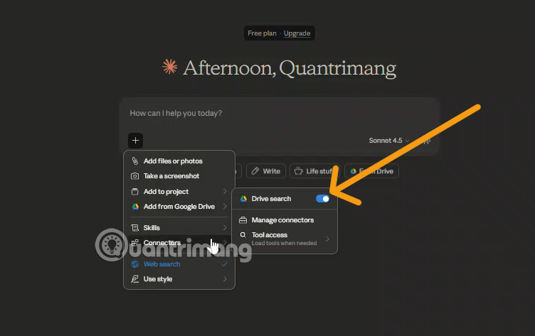 tính năng connector claude