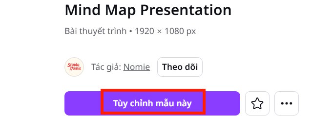 Tùy chỉnh mẫu sơ đồ trên Canva