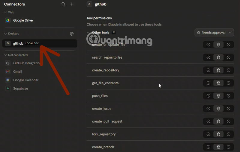 mcp connector github