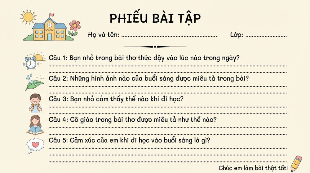 Tải phiếu bài tập Google Flow