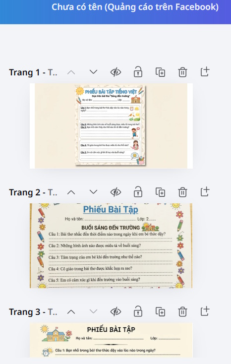 Hình ảnh kích thước mới trên Canva