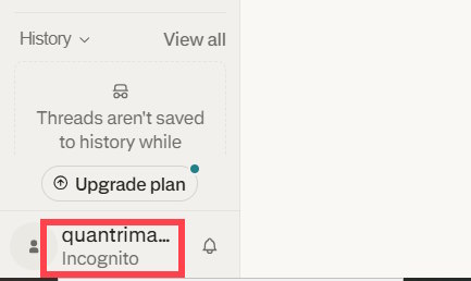 Dùng chế độ ẩn danh trên Perplexity