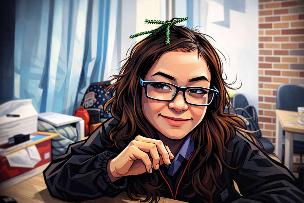 prompt vẽ tranh biếm họa trên Copilot