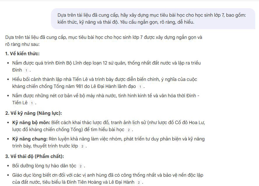 Prompt cơ bản cho các môn học NotebookLM