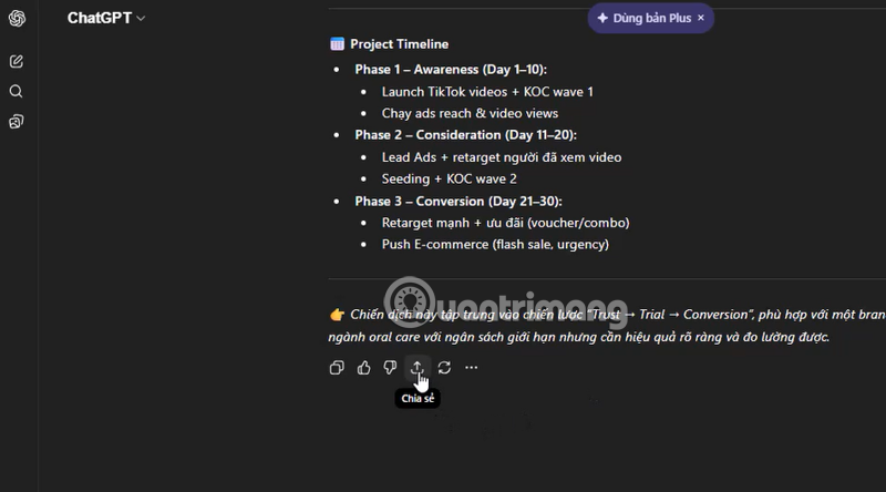 hướng dẫn tạo kế hoạch marketing bằng AI