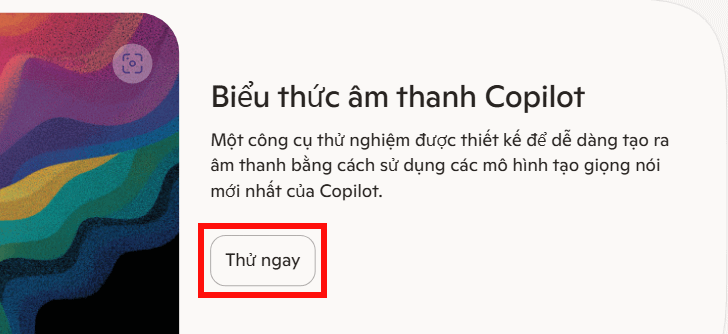 Biểu thức âm thanh Copilot