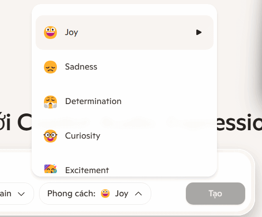 Phong cách âm thanh trên Copilot