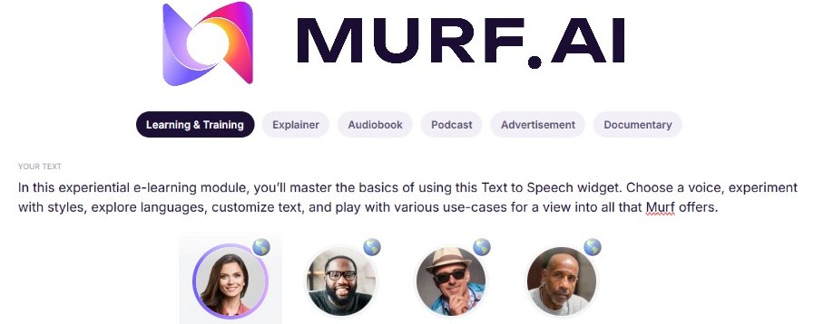 Công cụ tạo giọng nói Murf AI