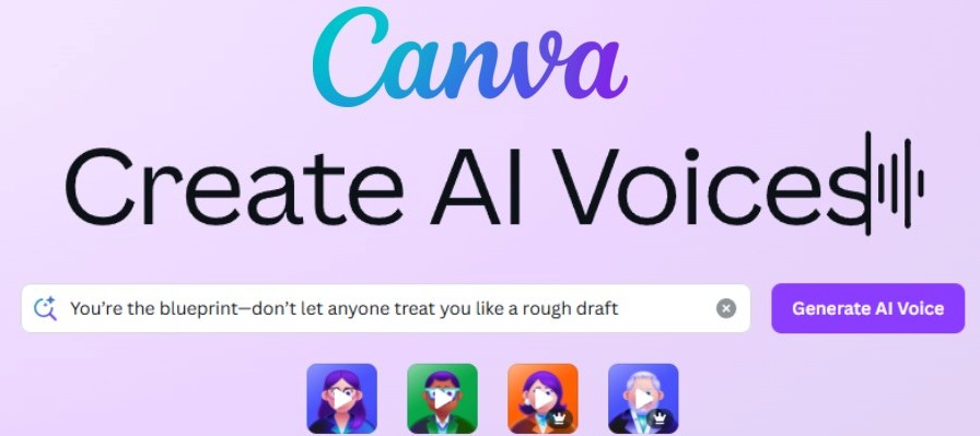 Giọng nói AI của Canva
